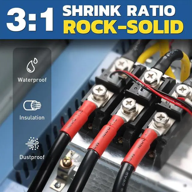 Alt view image 6 of 7 - 680PCS Heat Shrink Solder Seal Connectors Set with Tubing,Waterproof Electrical Connectors and 3:1 Shrinking Tube for Marine,Automotive,Wiring Projects