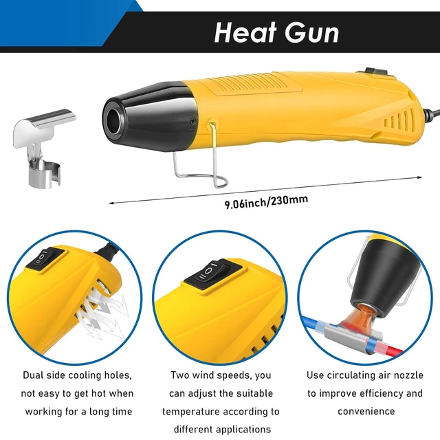 Alt view image 4 of 7 - 532Pcs Heat Shrink Tubing & Solder Seal Wire Connector Kit, 26-6 AWG Waterproof Connectors with Mini Heat Gun for Marine Electrical