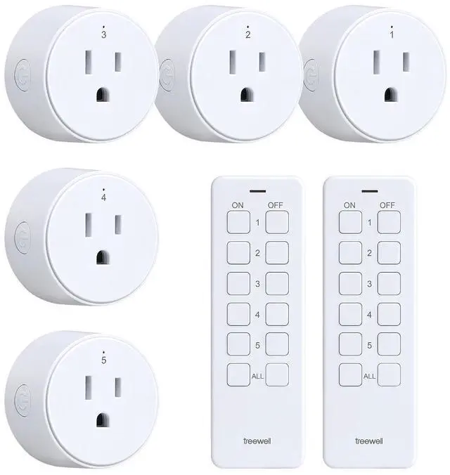 Main image of Wireless Remote Control Outlet with Portable Magnetic Switch