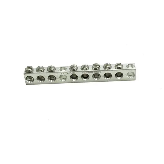 Alt view image 3 of 5 - -UL Certified 8 Terminal Ground Bar Kit, Max Wire Dia 4AWG (10)