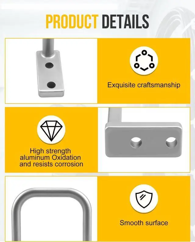 Alt view image 3 of 6 - 25 Pcs 2 Inch Distribution Rings Aluminum D Ring for Sorting Out Electric Cables, Cable Management, for Commercial and Residential Use, Silver