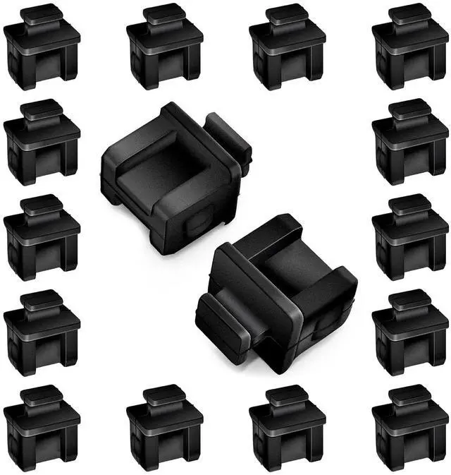 Main image of SFP SFP+ XFP Dust Covers Caps Suitable for Open Slot on Network Switch Silicone Type B 100pcs/pack