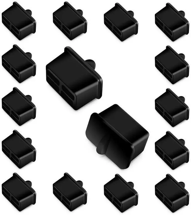 Main image of SFP SFP+ XFP Dust Covers Caps Suitable for Open Slot on Network Switch Silicone Type A 100pcs/pack