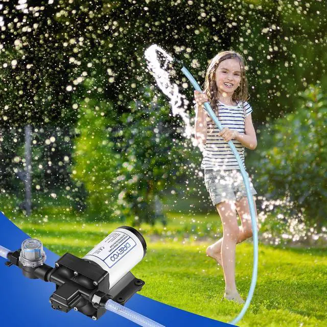 Alt view image 5 of 7 - Water Pressure Booster Pump 110V 5.5GPM 70PSI Self Priming Water Pump