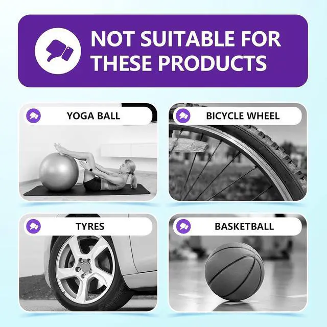 Alt view image 5 of 7 - Air Pump for Inflatable Pool Toys 600W High-Power Air Pump with 6 Nozzles-AC 110-120V for Air Mattresses, Pool Floats, Rafts, Gymnastics Mats Air Bed Portable & Multi-Use