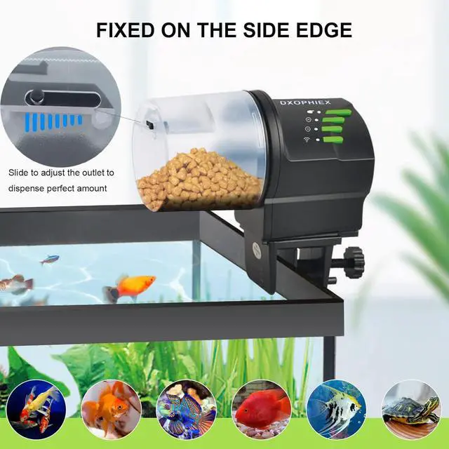 Alt view image 2 of 6 - WiFi Fish Feeder Automatic Fish Feeder Automatic Dispenser