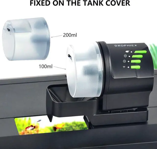 Alt view image 3 of 6 - WiFi Fish Feeder Automatic Fish Feeder Automatic Dispenser