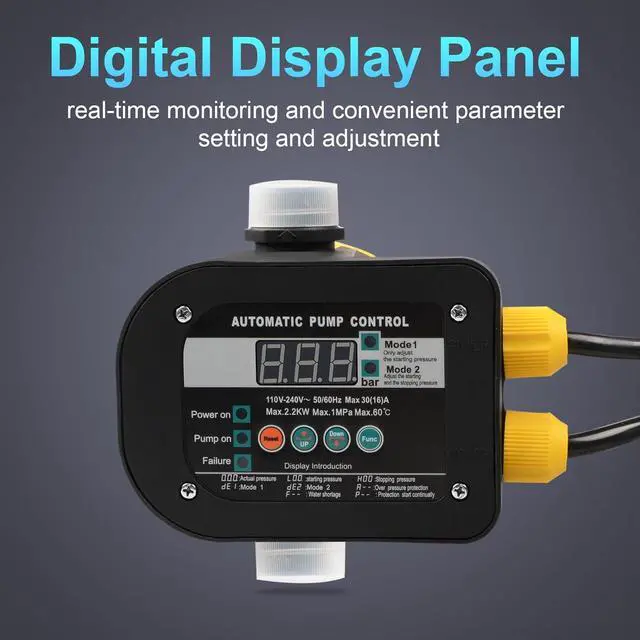 Alt view image 3 of 6 - Smart Pump Controller with 2 Modes Digital Display