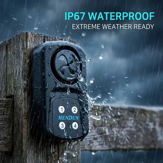 Alt view image 3 of 7 - Pool Gate Alarm Outdoor with Remote, 140Db Waterproof Ip67, 2 Pack