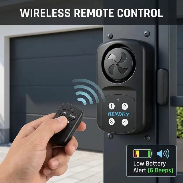 Alt view image 4 of 7 - Pool Gate Alarm Outdoor with Remote, 140Db Waterproof Ip67, 2 Pack