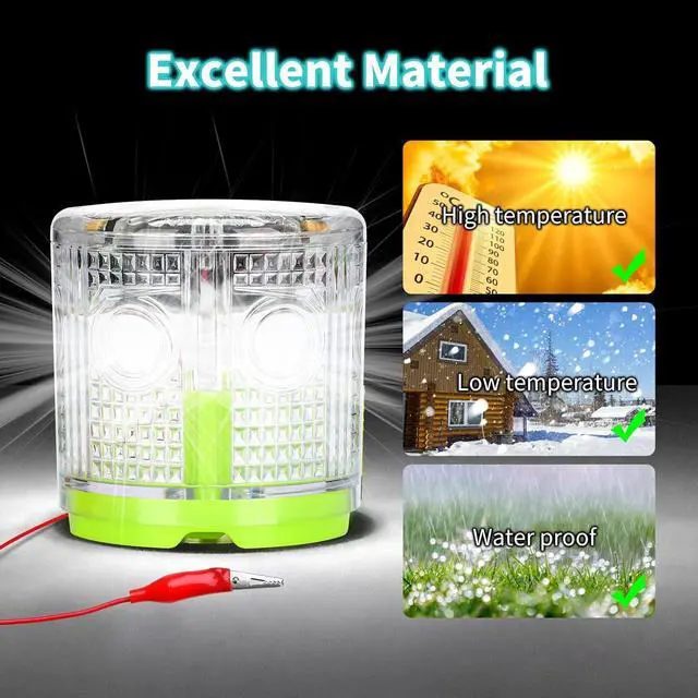 Alt view image 5 of 7 - Electric Fence Indicator Light, Solar Fence Alarm with Light Transmission to 1/2 Mile, Ensure The Normal Operation of The Electronic Fence to Prevent The Invasion of Wild Animals