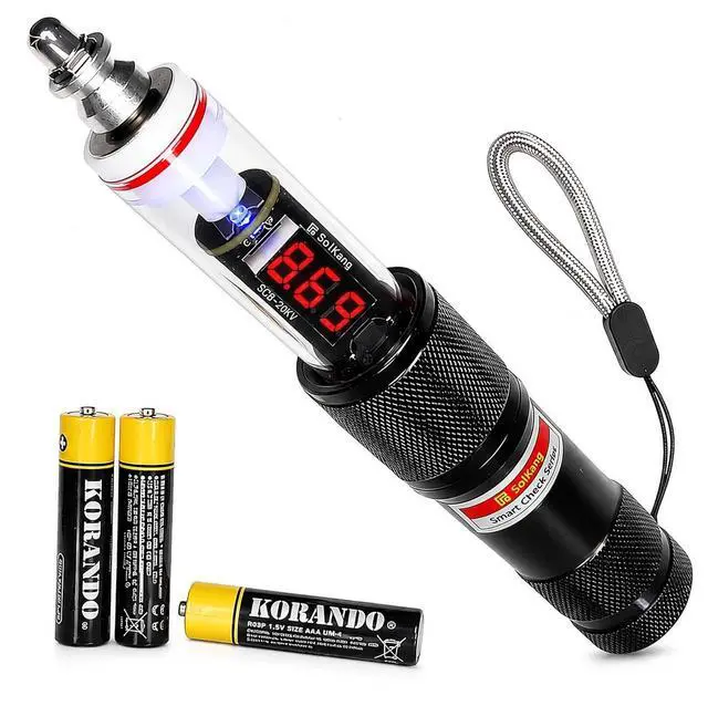 Main image of Electric Fence Tester, 15020,000V, Made in Korea, Digital Voltmeter for Livestock & Farm, Waterproof, SmartCheck Series SCB-20KV