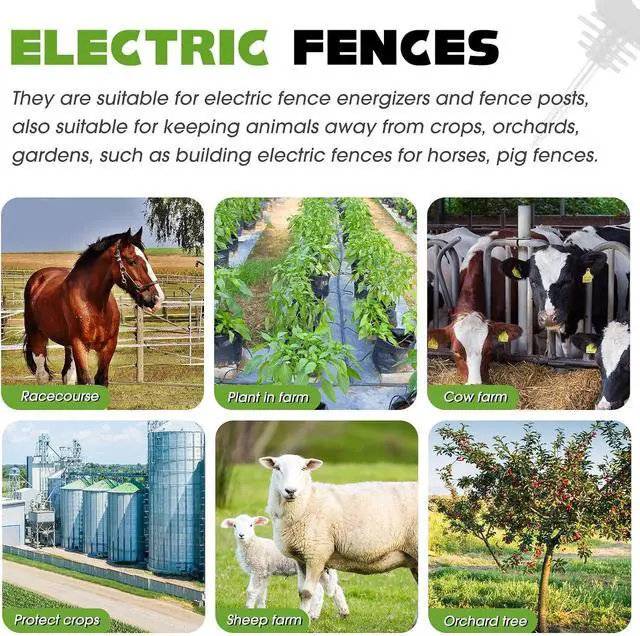 Alt view image 5 of 6 - 300 Pcs Black Electric Fence Insulator with 1 Pcs Insulator Socket Tool Screw in Insulator Fence Ring Post Wood Post Insulator Electric Fence Insulator Ring with Insulator Socket Tool for Animal Fence