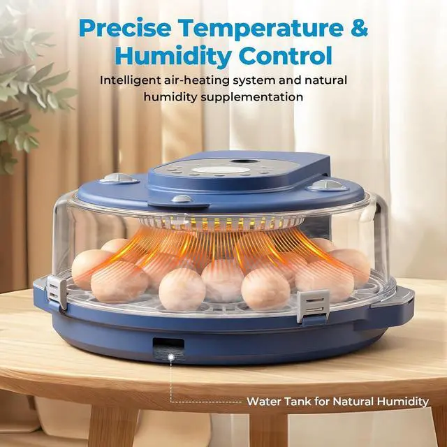 Alt view image 2 of 7 - Egg Incubator for Hatching Eggs, 5 Preset Incubation Modes & 1 Custom Mode