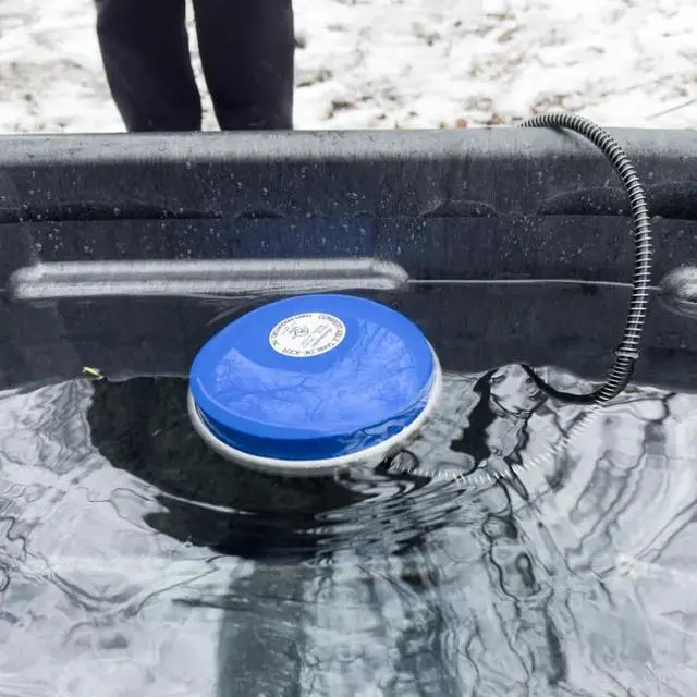 Alt view image 5 of 7 - Farm Innovators H-418C Cast Aluminum 1250 Watt Convert-Able Floating and Submergible Tank De-Icer with Chew Proof Cord and Self Regulating Thermostat