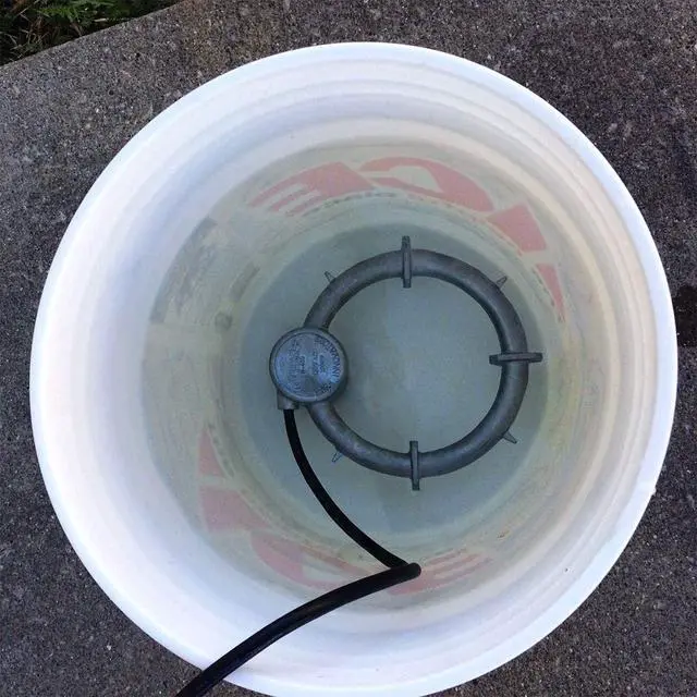 Alt view image 7 of 7 - Submergible Bucket Heater for up to 5 Gallon Bucket, 1000W Aluminum Water Heater for Plastic, Rubber, or Metal Livestock Water Container