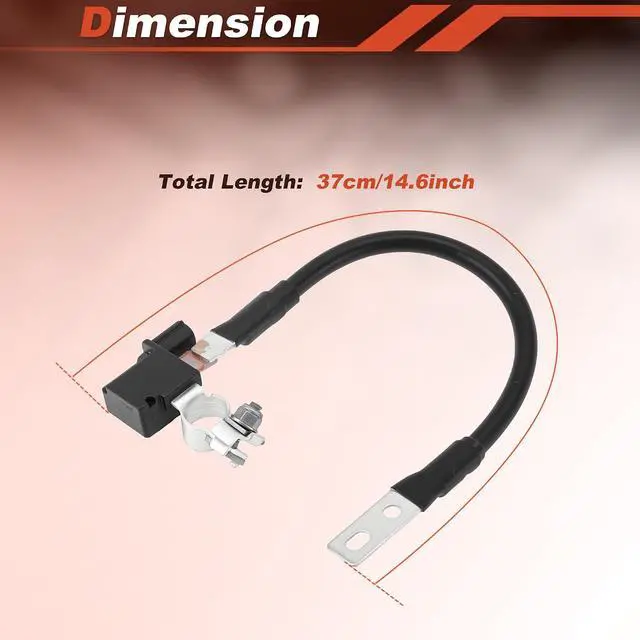 Alt view image 5 of 7 - Battery Negative Sensor Cable for Kia Sportage 2011 2012 2013 2014 2015 2.0L 2.4L Replace 37180-3W000 Battery Sensor Assembly 1pc