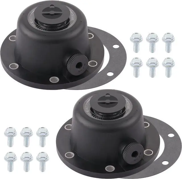 Main image of 2PCS 343-4024 Composite Steer Hub Cap with Gaskets & Bolts