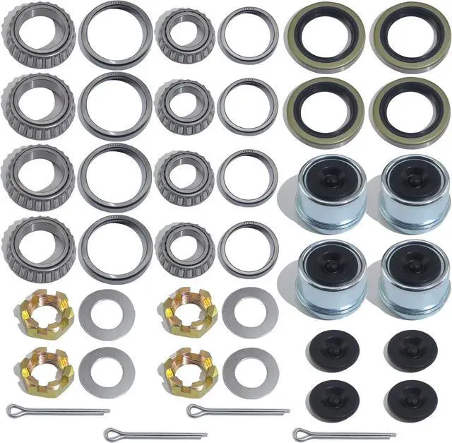 Main image of 4Sets L68149 L44649 Trailer Hub Bearings Kit for 3500 lb #84 Axle