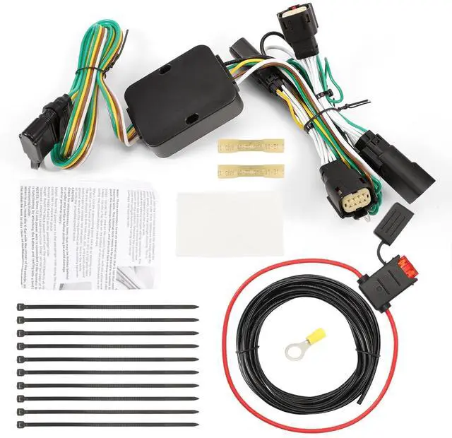 Main image of 4-Pin Trailer Wiring Harness 56514 Fit for Trax 2024-2025 Vehicle-Side Custom, 4-Way Flat Output Custom Wiring Harness