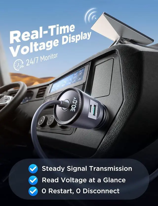 Alt view image 4 of 7 - Starlink Mini Car Adapter, 12V-24V to 30V DC Step-Up Converter