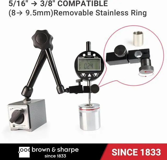 Alt view image 7 of 7 - Adjustable Magnetic Base for Dial Indicators