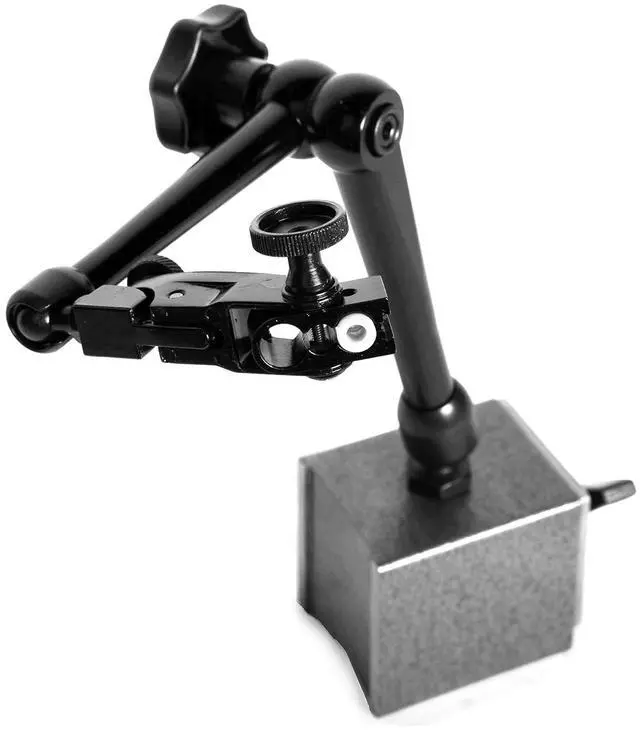 Alt view image 3 of 4 - Magnetic Base for Dial Indicators, Three Segment, Industrial Strength with Quick Release (10714)