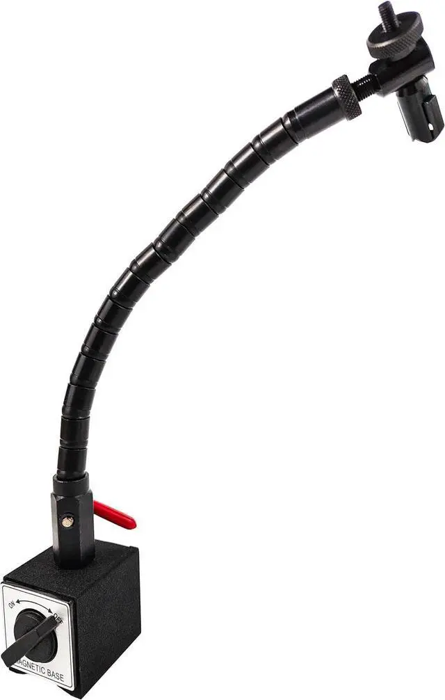 Alt view image 5 of 6 - (R Indicator Holder with Magnetic Base Stand Aluminum Strut & Steel, Flexible Arm, Max Force 176lbs/80kg for Dial/Test Indicators