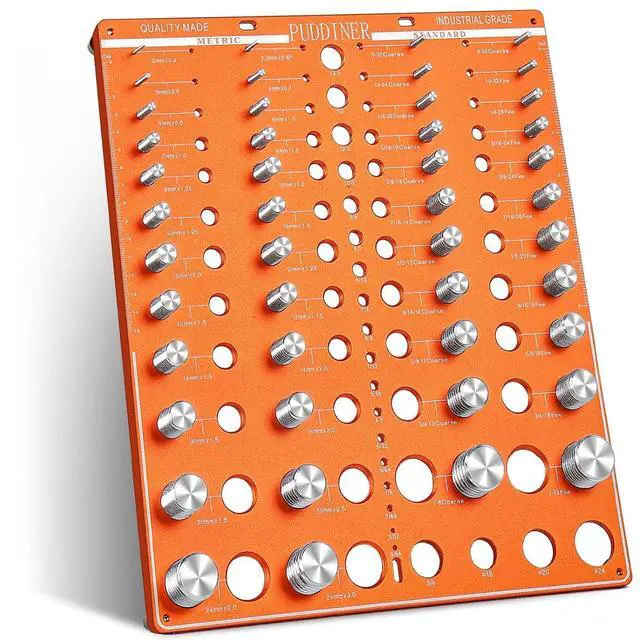 Main image of 68 Nut and Bolt Thread Checker Standard and Metric, Screw Thread Gauge