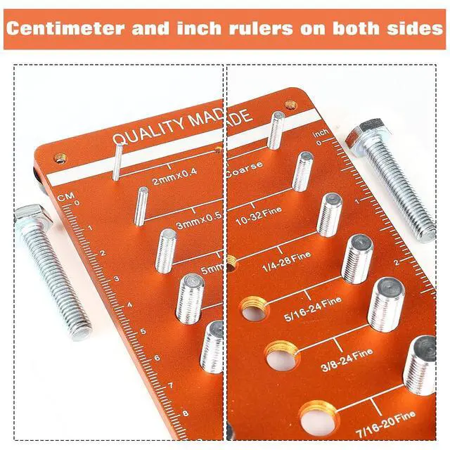 Alt view image 6 of 7 - 68 Nut and Bolt Thread Checker Standard and Metric, Screw Thread Gauge