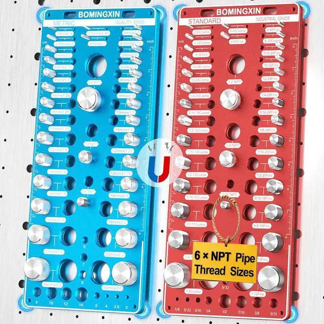 Main image of 88 Thread Checker with 6 NPT Pipe Thread, Nut and Bolt Thread Checker