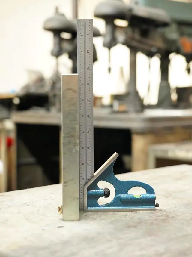 Alt view image 6 of 6 - 2-Piece Combination Square, 6" Machinist Blade, 4R Graduation