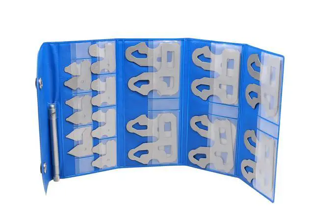 Alt view image 2 of 7 - 26 Pc Radius Gauge Set Metric 0.5 mm -13.0 mm Gauges with Holder, 3602-5026