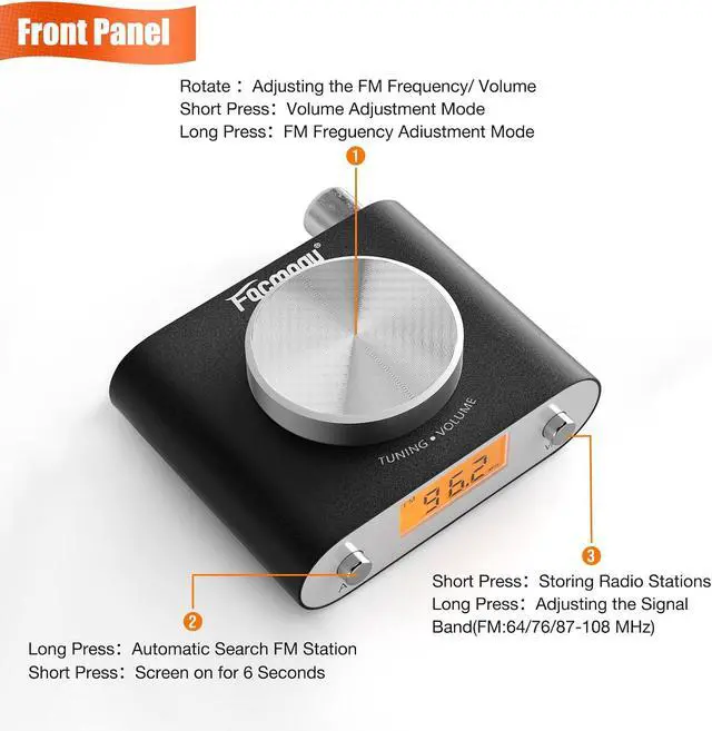 Alt view image 3 of 7 - FM Radio Receiver, Professional Si4730 Radio Receiver Mini Fm Tuner