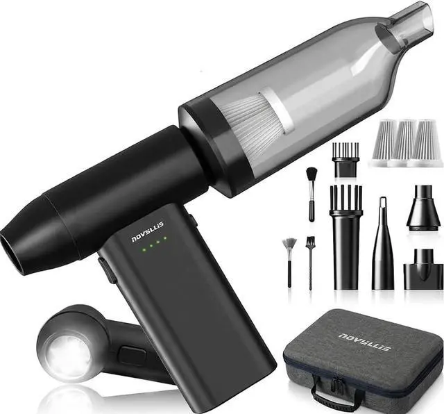 Main image of Electric Compressed Air Duster Vacuum Cleaner LED Light 180000 RPM