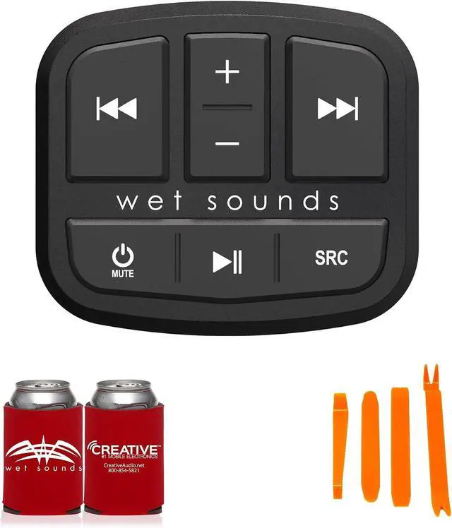 Alt view image 2 of 7 - MC-TR-MINI Mini Transom Remote with 25' Cable and MC-TR-MINI-ADP for WS-MC1 and MC-2 receivers (Software Update Required)