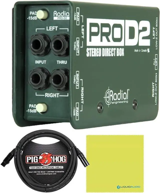 Main image of Radial Engineering ProD2 Passive Stereo DI Box Bundle