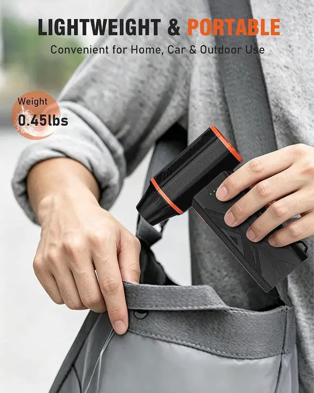 Alt view image 5 of 7 - Electric Air Duster, 110000 RPM Cordless Rechargeable Compressed Air Duster with 3 Speed Modes, Portable Handheld Air Blower for Computer Cleaning, Keyboard, PC, Electronics, Car, Office & Home