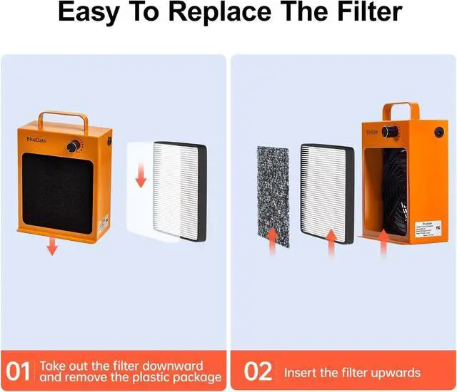 Alt view image 7 of 7 - HEPA Solder Fume Extractor Fan Solder Smoke Absorber DIY Work Fan for Soldering Station, Hand Engraving, Jewelry Soldering Use with HEPA Filter