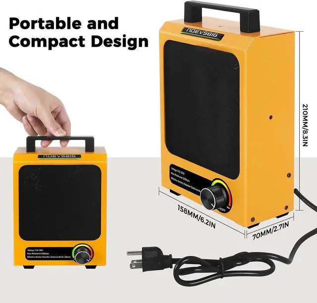 Alt view image 7 of 7 - Fume Extractor, Adjustable Suction Power Solder Fume Extractor with 4 Carbon Filters, Soldering Fan for Soldering, Stained Glass, Laser Engraving, and DIY Projects