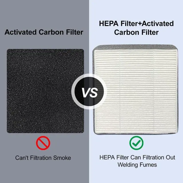 Alt view image 5 of 7 - HEPA Solder Fume Extractor Fan Solder Smoke Absorber DIY Work Fan for Soldering Station, Hand Engraving, Jewelry Soldering Use with HEPA Filter