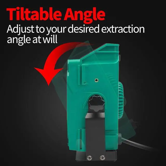 Alt view image 3 of 7 - 948DQ-I Solder Fume Extractor Fan Solder Smoke Absorber Remover Tiltable Angle with 8 Extra Fan Filters for Soldering Wood Burning and more
