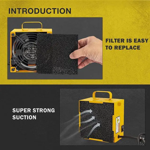 Alt view image 5 of 7 - Solder Smoke Absorber Remover Fume Extractor Soldering Filter