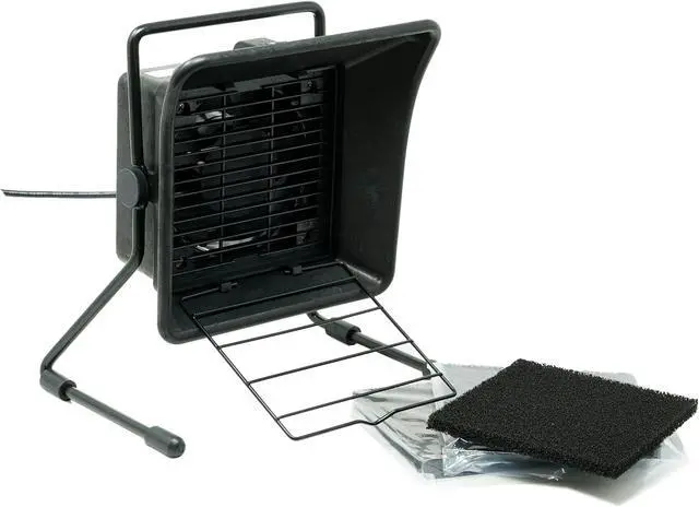 Alt view image 4 of 7 - Solder Fume Extractor Fan Smoke Absorber with 3 Activated Carbon Filters, Adjustable Tilt Low Noise ESD-Safe for Soldering Station Workbench