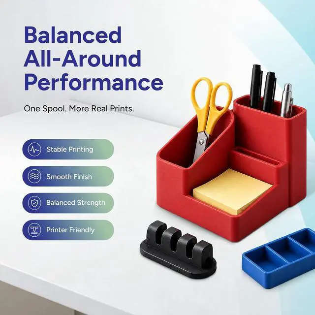 Alt view image 6 of 7 - 4 Pack 1kg High Speed Refill PLA+ Filament, Black*4