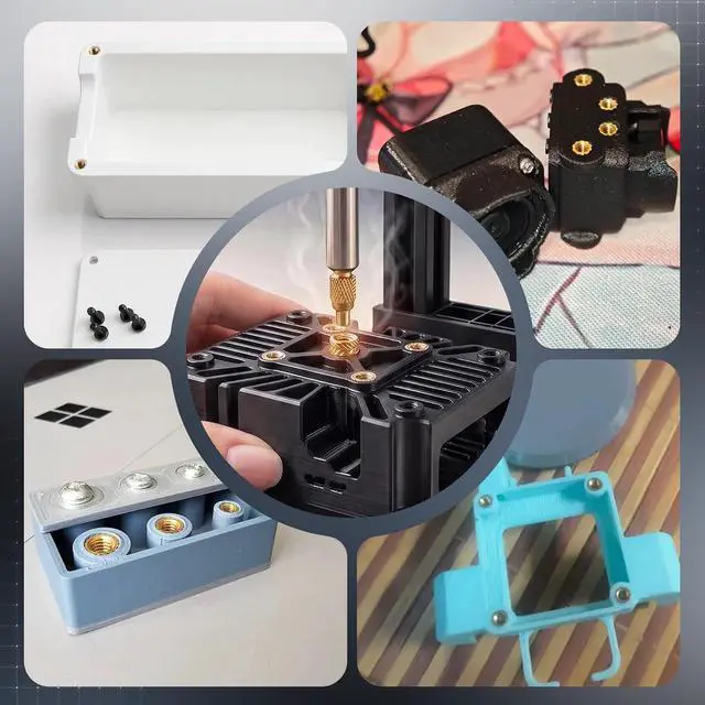 Alt view image 6 of 6 - Vertical Heat Set Insert Tools Kit 200mm Working Height for 3D Printing
