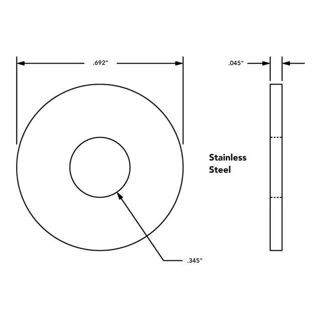 Alt view image 5 of 7 - 8020, 3620, 15 Series, 5/16-18 x .625" Long 8utton Head Socket Cap Screw (BHSCS), with .345" Washer and Economy Slide-in T-Nut, Stainless Steel SS 8020 Channel Hardware HW (10)