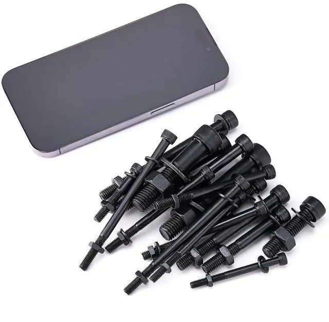 Alt view image 2 of 7 - 434PCS M5 M6 M8 M10 M12 Metric Bolt Assortment for Precision Machinery