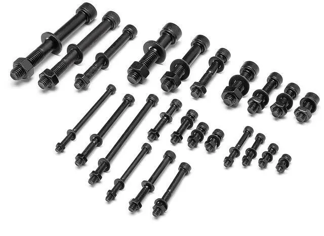 Alt view image 5 of 7 - 434PCS M5 M6 M8 M10 M12 Metric Bolt Assortment for Precision Machinery