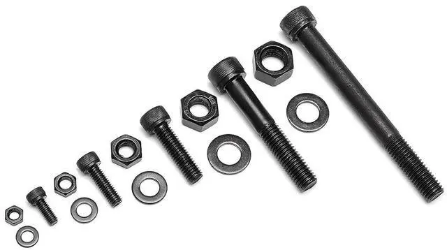 Alt view image 6 of 7 - 434PCS M5 M6 M8 M10 M12 Metric Bolt Assortment for Precision Machinery